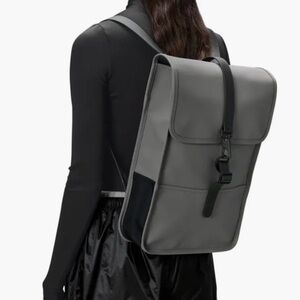 $125 RAINS Backpack Mini W3 | Grey | Waterproof | NWT